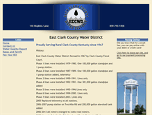 Tablet Screenshot of eastclarkcountywaterdistrict.org